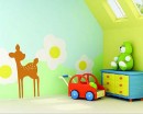 Fawn Deer Wall Decal  For Nursery